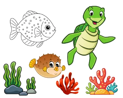 fundo do mar para colorir e imprimir para imprimir e colorir - imagem 12